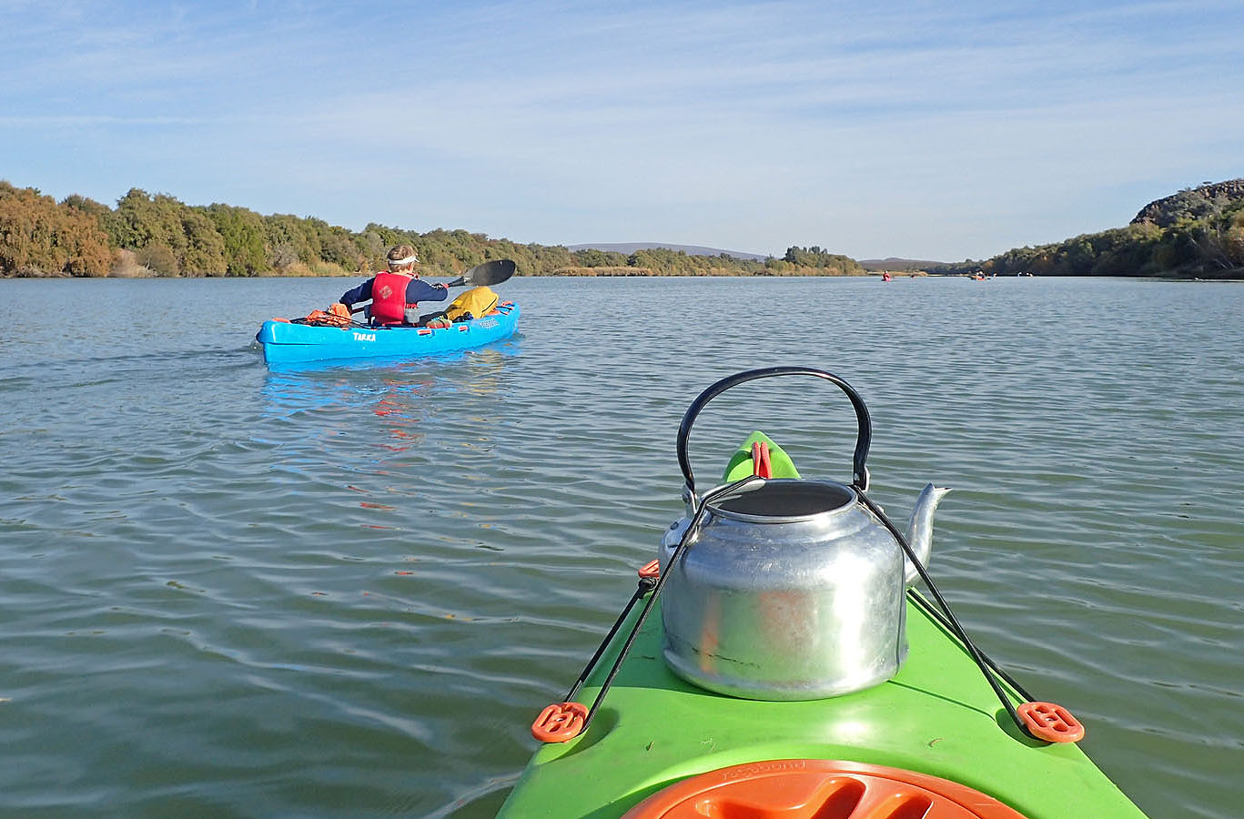 Photograph from a previous trip on the Orange River.